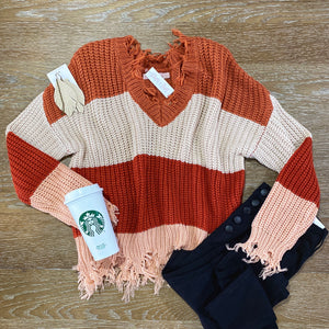 Vail Color Block Sweater